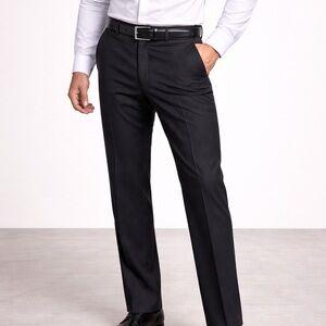 Express Men’s Producer Dress Pants Black Pinstripe | 33x30 | NWOT